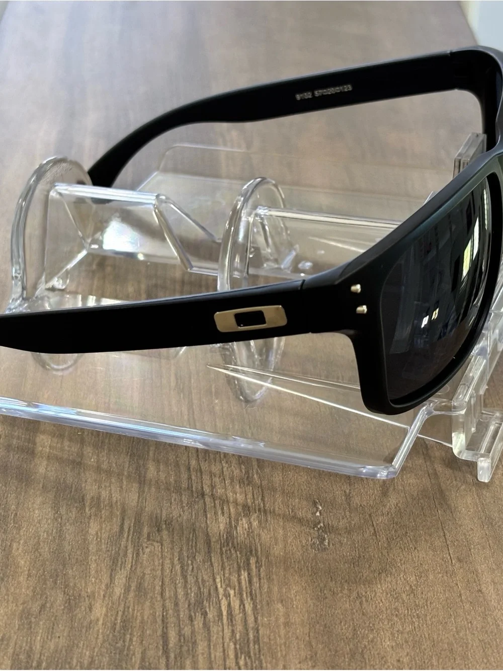 Oakley Holbrook Square Sunglasses Tinted black lens Black Plastic Frame